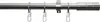 Gardinia Set Zylinder 1-Lauf Ø 19 mm edelstahl-optik 120 cm Produktbild-Vorschau 2