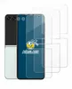 A product shot of screen protectors for a smartphone, with the phone visible on the left. Produktbild-Vorschau