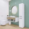 Mobile da bagno: bianco opaco, 30 cm x 174 cm x 30 cm Anteprima dell’immagine prodotto 4