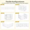 COSTWAY Afsluitrooster voor honden, 60 cm hoog, houten Productafbeelding-voorbeeld 6