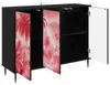 vidaXL Sideboard AACHEN Schwarz Eichen-Optik 102 x 33 x 76 Produktbild-Vorschau 3