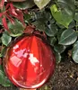 3er Set Dekorationskugel 15-10-10 cm aus Edelstahl rot matt Produktbild-Vorschau 6