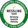 A circular green and white logo with text and a checkmark. Produktbild-Vorschau