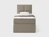 NORDELO Boxspringbett MODERNO 90x200 cm Braun Komplett-Set Produktbild-Vorschau 8
