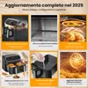 Friggitrice a Doppio Cestello 10L 2800W - 12-in-1, Timer Anteprima dell’immagine prodotto 3