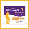 A product box for Femibion 1, a supplement for early pregnancy. Produktbild-Vorschau