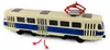 Metaal Tsjechische Retro Tram Blauw 16 Cm Productafbeelding-voorbeeld 2