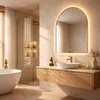 Specchio Rea Camlot 80X60 Led Oro Spazzolato Anteprima dell’immagine prodotto 5