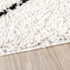 Teppich Hochflor - Grand Lines Cremefarben Schwarz Produktbild-Vorschau 8