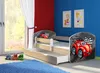 A child's bedroom with a bed and toys. Produktbild-Vorschau