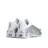 Nike Shox R4 "White Metallic Silver", Weiß, Größe: 40,5 Produktbild-Vorschau 6