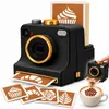 3D gedruckte Latte Art Kamera, manueller Kaffeepulver Produktbild-Vorschau 1