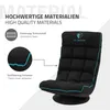 ML-Design Gaming Bodenstuhl Schwarz-Türkis, verstellbare Produktbild-Vorschau 7