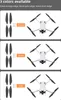 A collage showing different colored drone propellers and a drone. Náhľad obrázku produktu
