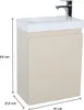 Mobile lavabo LISA 41 cm Anteprima dell’immagine prodotto 3