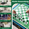 A collage of images showing different settings where the product can be used, and a close-up of a chess game being played on the product. Podgląd zdjęcia produktu