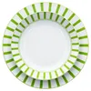 12dílný jídelní servis Split green stripes porcelánový Náhled obrázku produktu 3