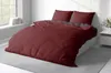 Bettwäsche 200x200 cm bordeaux anthrazit Unifarben Produktbild-Vorschau 3