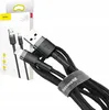 Baseus Kabel USB do Lightning 2.4A 1m szaro-czarny Anteprima dell’immagine prodotto 1