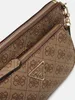 Dámská kabelka přes rameno GUESS Noelle Latte Logo-Brown Náhled obrázku produktu 43