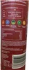 A close-up of a product label with nutritional information and usage suggestions. Produktbild-Vorschau