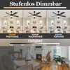 ZMH Ventilateur de plafond avec éclairage Silencieux Voir les images du produit 2