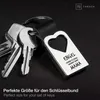 FABACH Herz Schlüsselanhänger mit Gravur aus Leder - Mama Produktbild-Vorschau 3