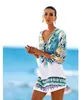 Sommerkleid - Maxikleid - Lange Strandtunika - Lockerer Produktbild-Vorschau 3