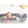 Reisebett 125 x 65 x 78 cm RK-240 Grau und Lavendel Produktbild-Vorschau 3