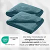 Kocyk dziecięcy 70x100 turkusowy Podgląd zdjęcia produktu 3