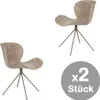 2er Set Zuiver OMG Esszimmerstuhl Stahl/Polyester weiß Produktbild-Vorschau 12