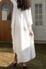 Solidchoice - Kimono blanco con detalles transparentes en Vista previa de la imagen del producto 5