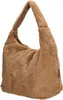 Große Damen Tasche Teddy Plüsch Schultertasche Produktbild-Vorschau 4