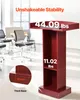 Drewniana mównica SucceBuy (105 cm), mównica z dużą Podgląd zdjęcia produktu 5