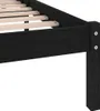 vidaXL Postel z masivu černá borovice 140x190 cm Náhled obrázku produktu 6