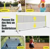 COSTWAY Filet de badminton d'extérieur 4 m, filet de Voir les images du produit 4