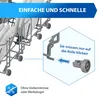 Korbrolle 8x Rolle Rad kompatibel mit Bosch 0165314 für Produktbild-Vorschau 4
