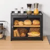 Doppelschichtiger Brotkasten für Küchentheke - Brotbox Produktbild-Vorschau 8