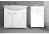 Aqualine ZOJA onderkast, 82,8 x 74 x 34,3 cm, wit Productafbeelding-voorbeeld 4