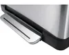 Poubelle à pédale rectangulaire 20 litres, EKO - inox mat Voir les images du produit 8