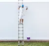 Clanmacy teleskopický žebřík stříbrný 3,8 m s háky Výsuvný Náhled obrázku produktu 7