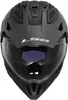 LS2 MX702 Pioneer II casque de motocross solide, noir mat, Voir les images du produit 3