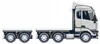Modellauto-Regal für 80 Autos 1:64 – Wandregal & Setzkasten für Spielzeugautos, Lkw-Motiv, Weiß, Birken-Sperrholz – leere Fächer und Holzkonstruktion Produktbild-Vorschau
