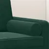 vidaXL Coussin décoratif 2 pcs. Vert foncé Ø15x50 cm Voir les images du produit 5