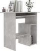 Scrivania grigio cemento 80x45x74 cm materiale a base di Anteprima dell’immagine prodotto 4