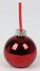 Trinkglas Christbaumkugel 400 ml mit Trinkhalm glänzendes Produktbild-Vorschau 5