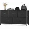 Kommode mit Stoffschubladen, Chest of Drawers mit 5 Produktbild-Vorschau 1
