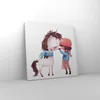 Bild auf Leinwand - Leinwandbild - Einteilig - Einhorn Produktbild-Vorschau 4