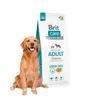 A golden retriever dog sits next to a bag of Brit Care GrainFree Adult Dog food. Náhled obrázku produktu
