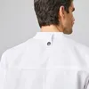 Kochjacke Bikerstyle, langarm, Druckknöpfe, Fb. weiss, Gr. Produktbild-Vorschau 4